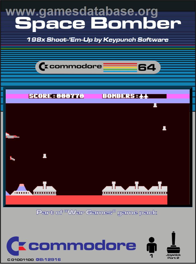 Space Bomber - Commodore 64 - Artwork - Box