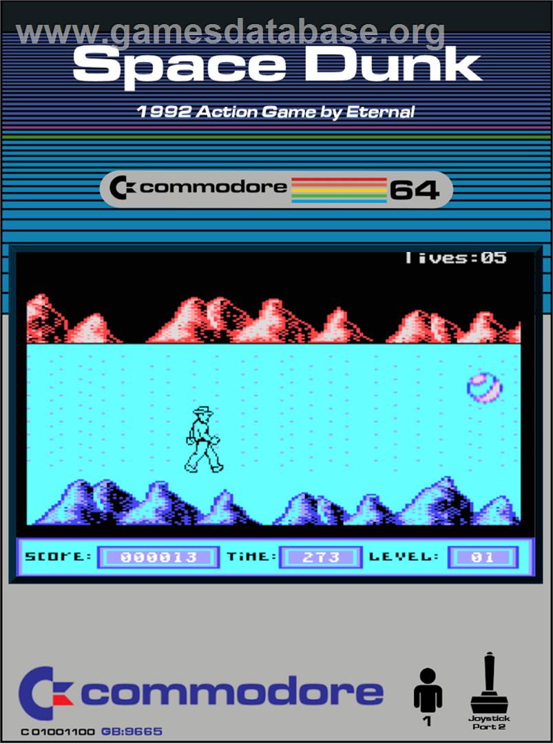 Space Dunk - Commodore 64 - Artwork - Box