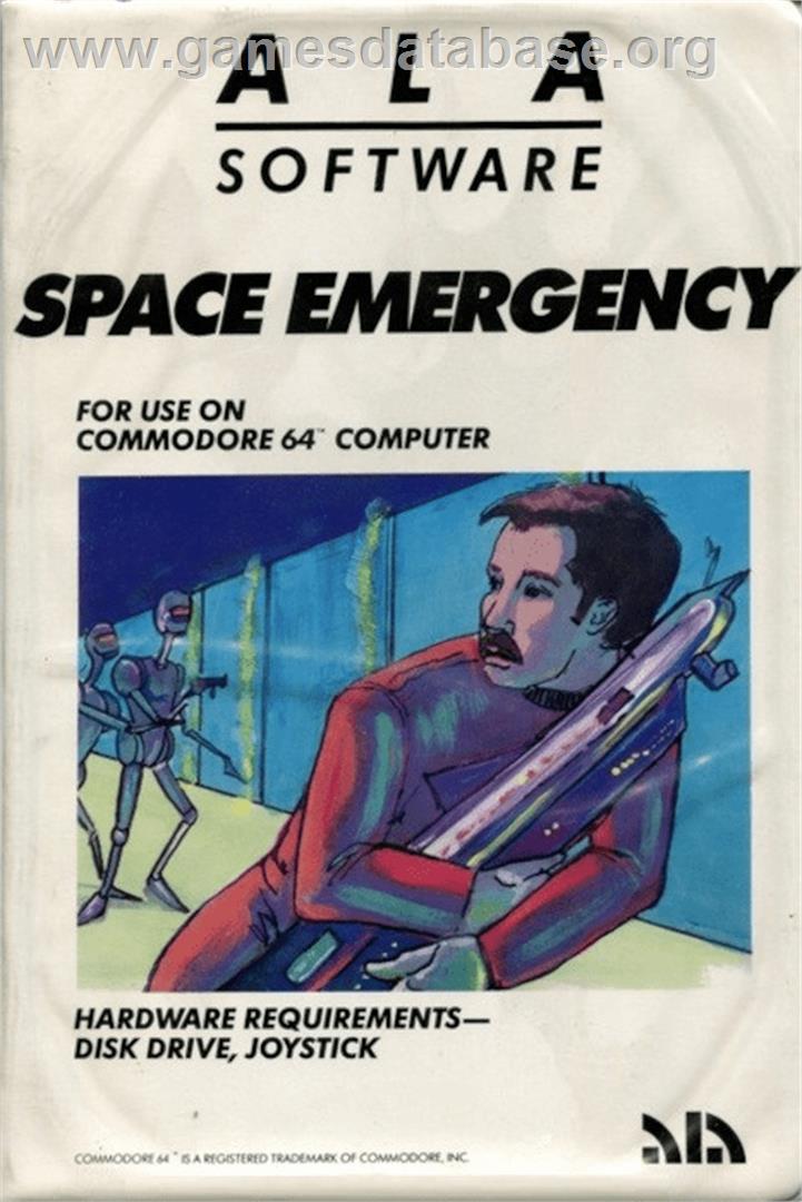 Space Emergency - Commodore 64 - Artwork - Box