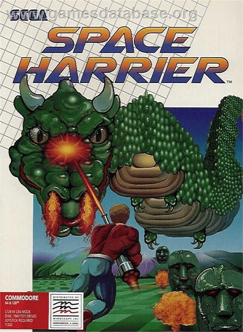 Space Harrier - Commodore 64 - Artwork - Box