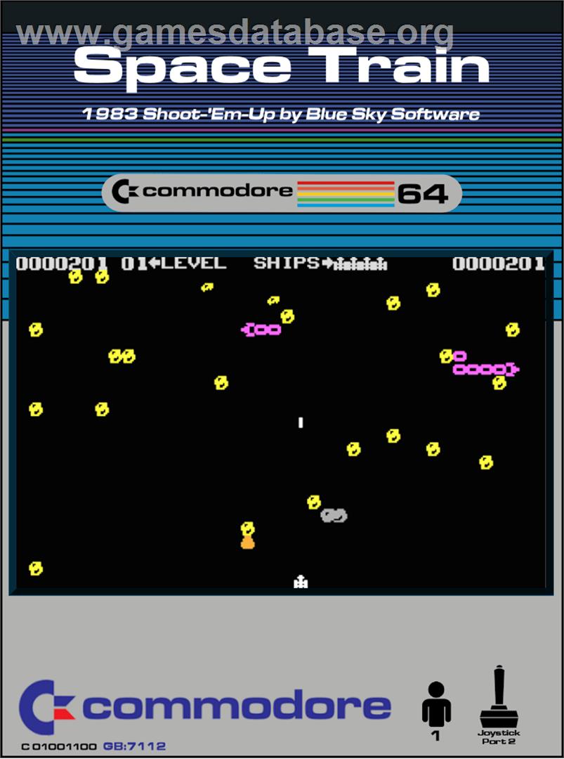 Space Train - Commodore 64 - Artwork - Box