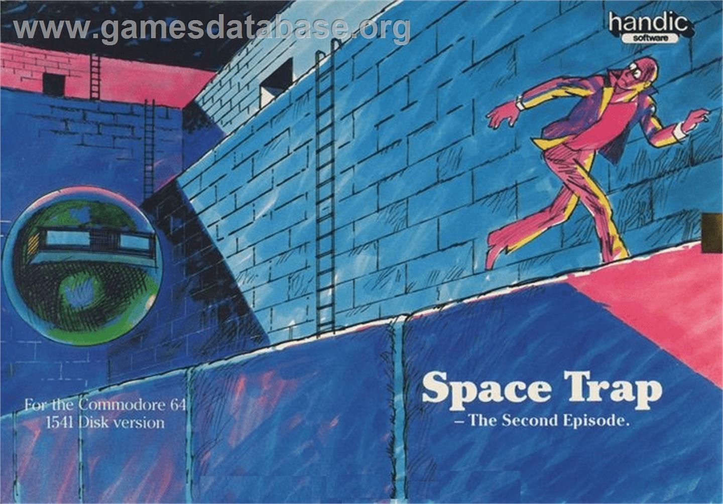 Space Trap - Commodore 64 - Artwork - Box
