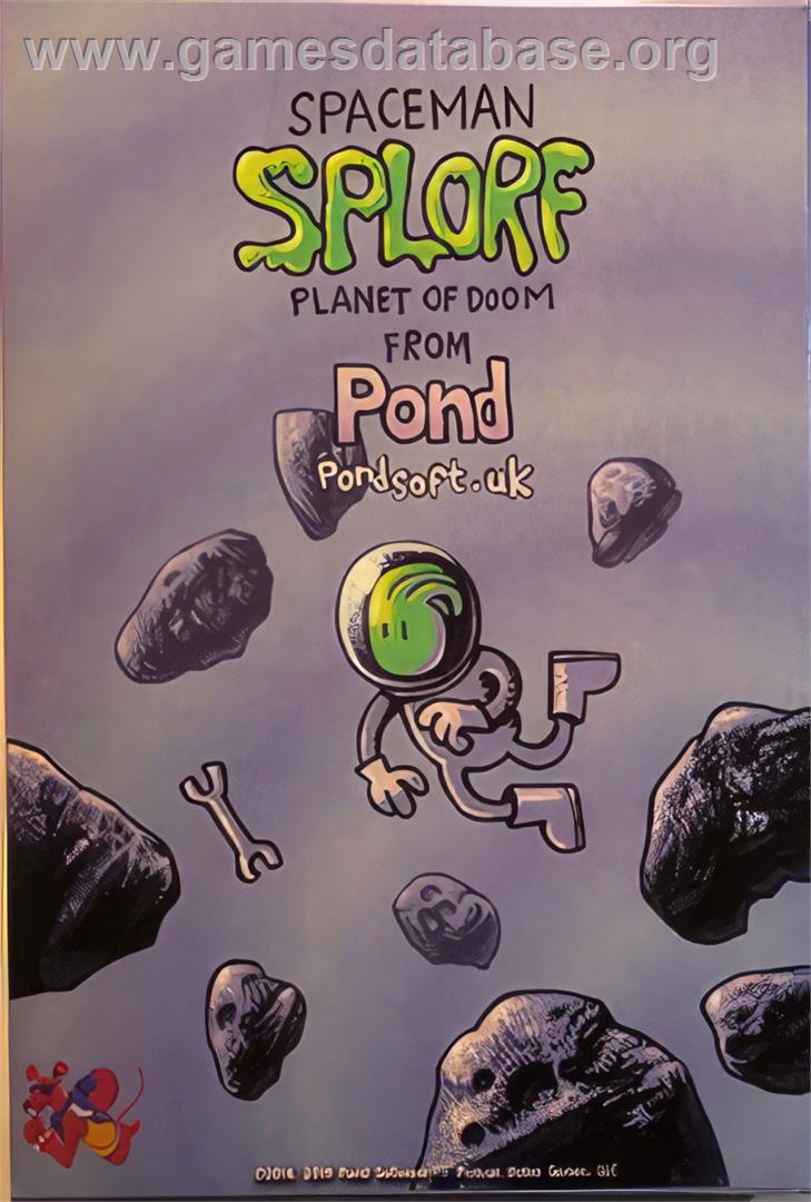 Spaceman Splorf - Planet Of Doom - Commodore 64 - Artwork - Box