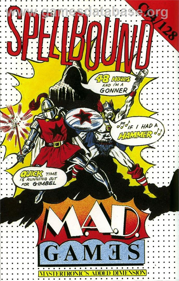 Spellbound (Ocean) - Commodore 64 - Artwork - Box