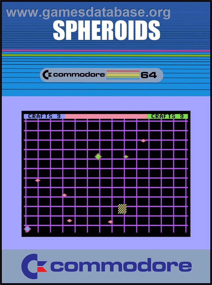 Spheroids - Commodore 64 - Artwork - Box