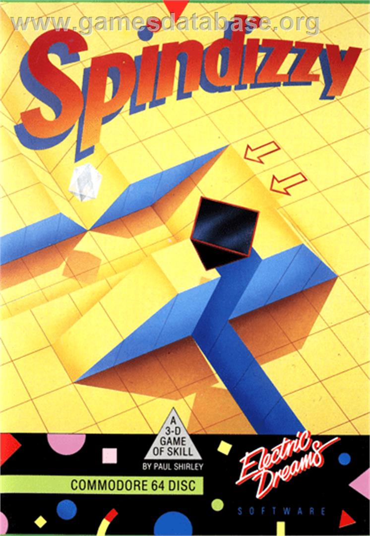 Spindizzy - Commodore 64 - Artwork - Box