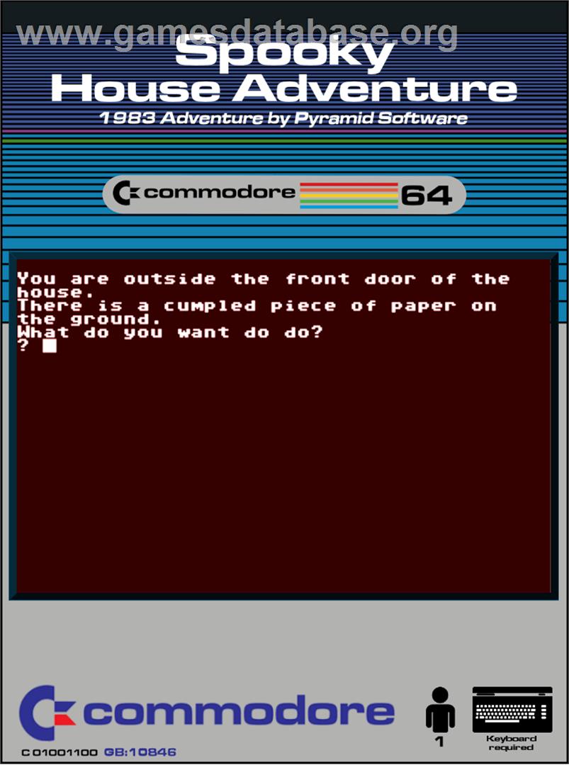 Spooky House Adventure - Commodore 64 - Artwork - Box