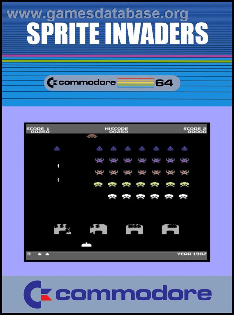 Sprite Invaders - Commodore 64 - Artwork - Box