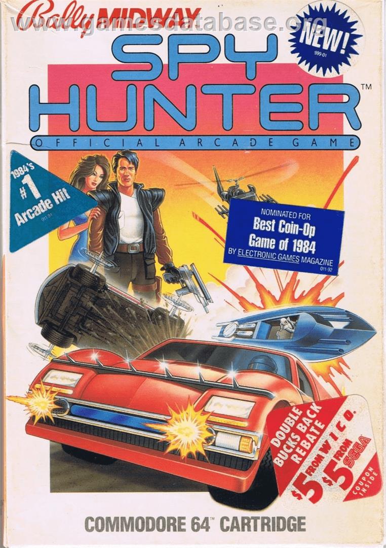 Spy Hunter - Commodore 64 - Artwork - Box