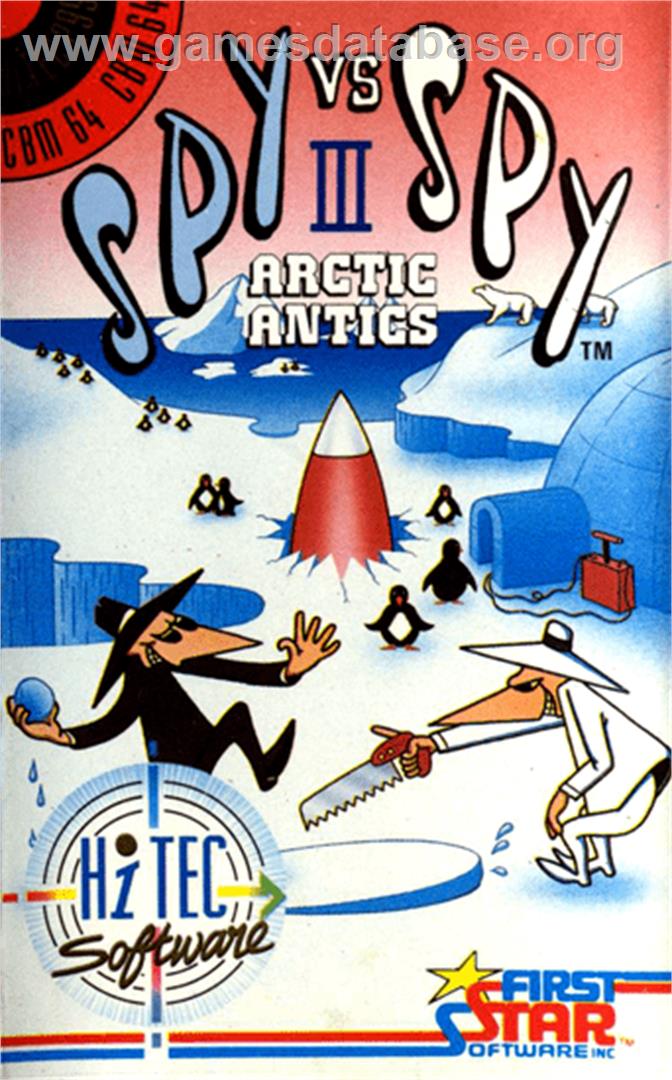 Spy vs Spy III: Arctic Antics - Commodore 64 - Artwork - Box
