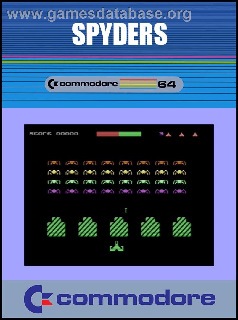 Spyders - Commodore 64 - Artwork - Box