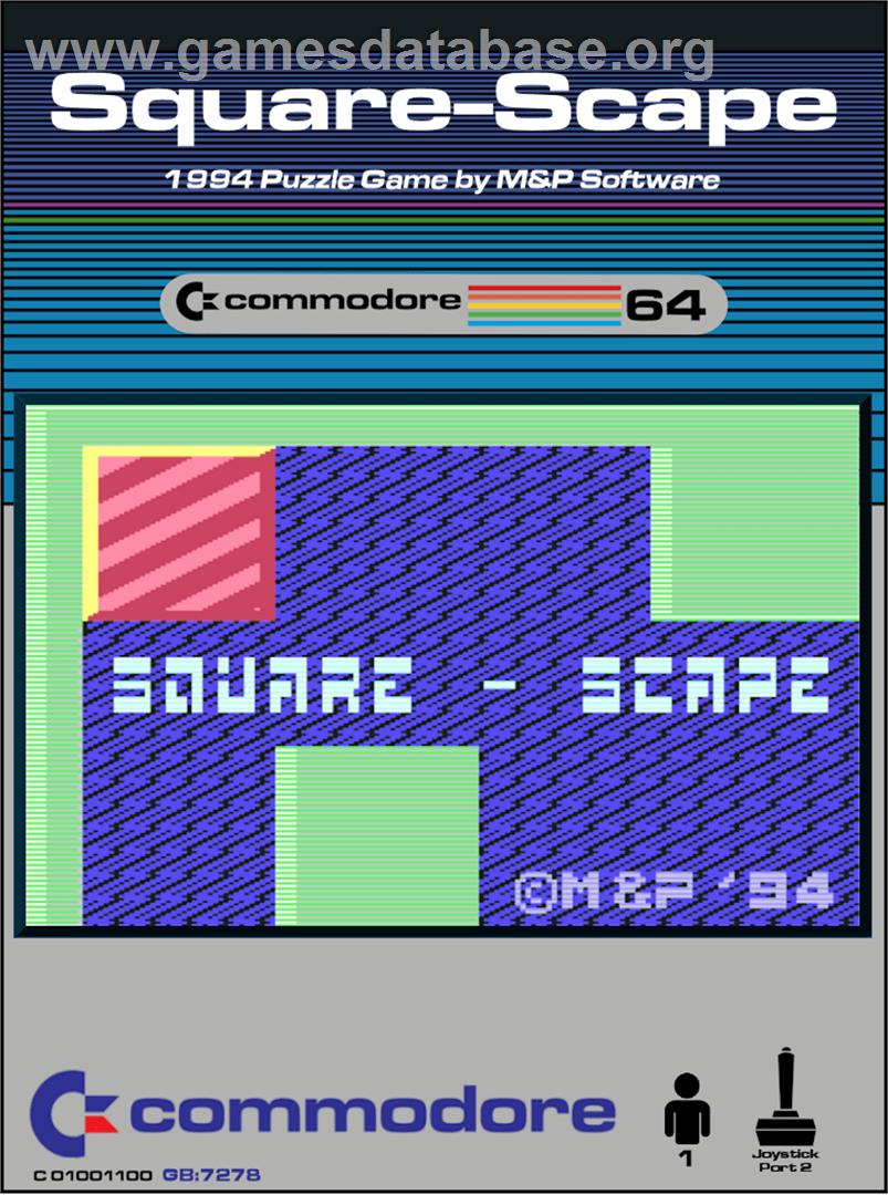 Square-scape - Commodore 64 - Artwork - Box