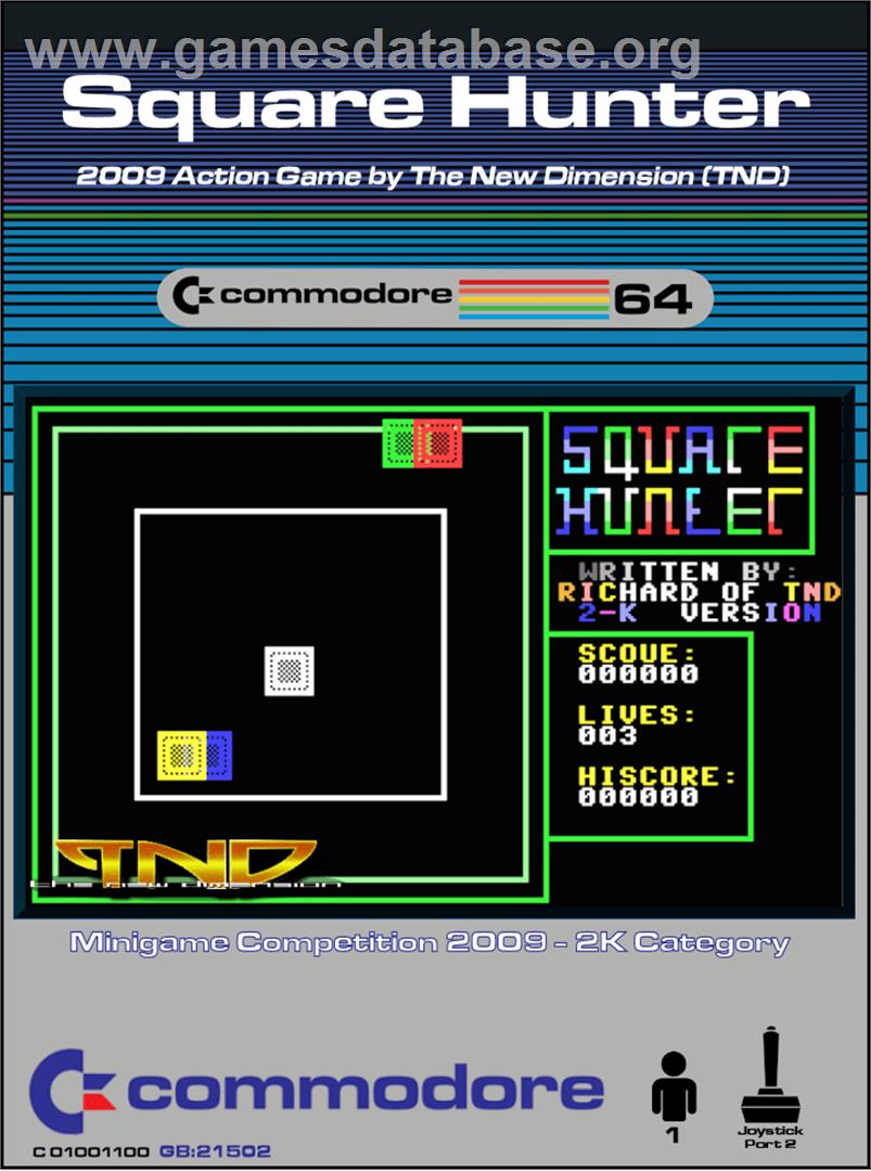 Square Hunter - Commodore 64 - Artwork - Box