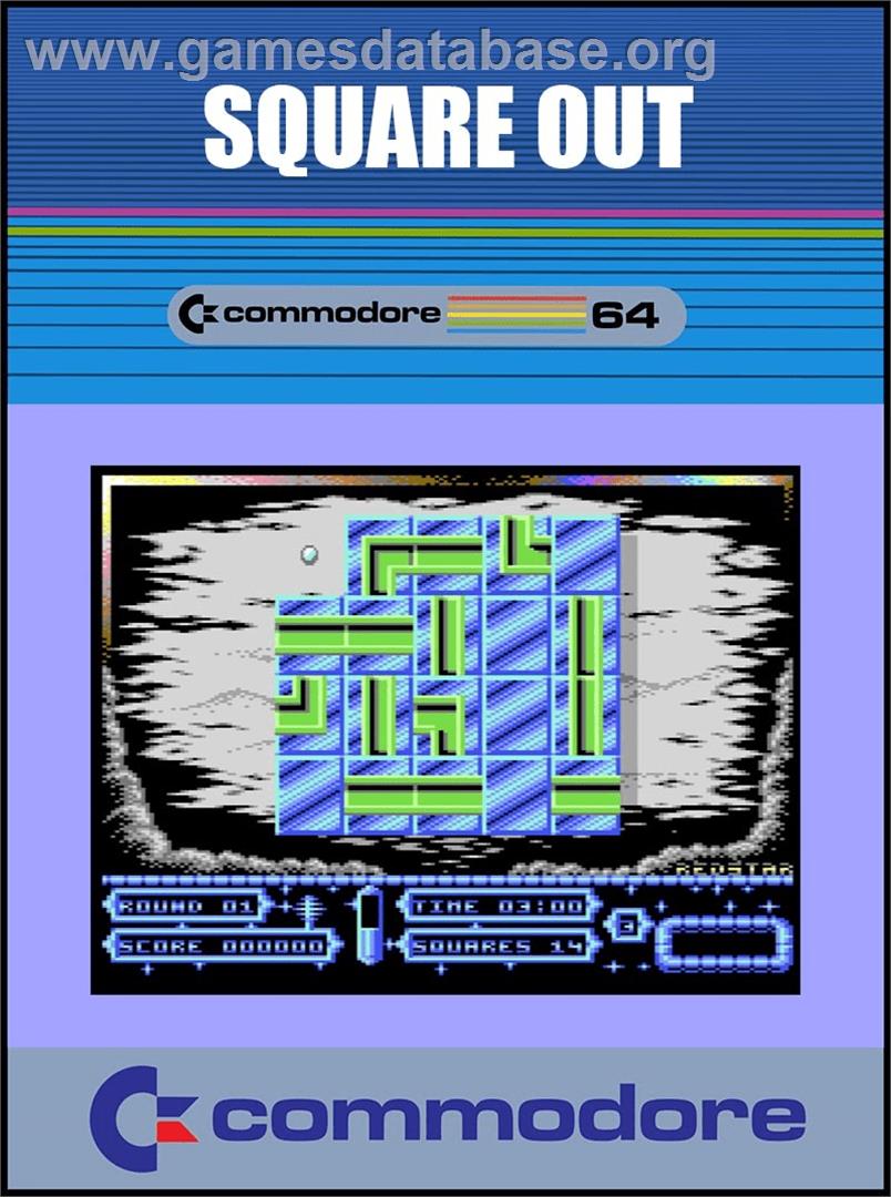 Square Out - Commodore 64 - Artwork - Box