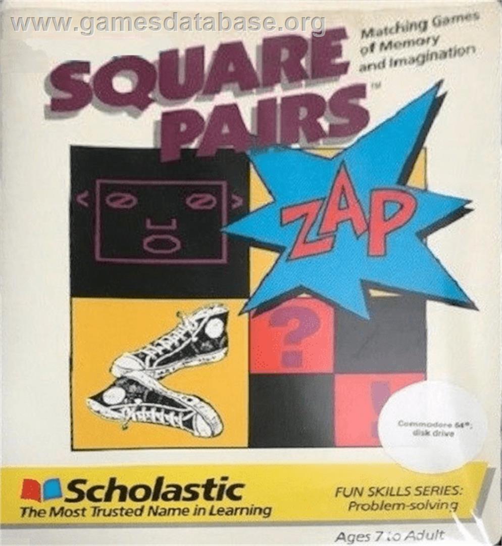 Square Pairs - Commodore 64 - Artwork - Box