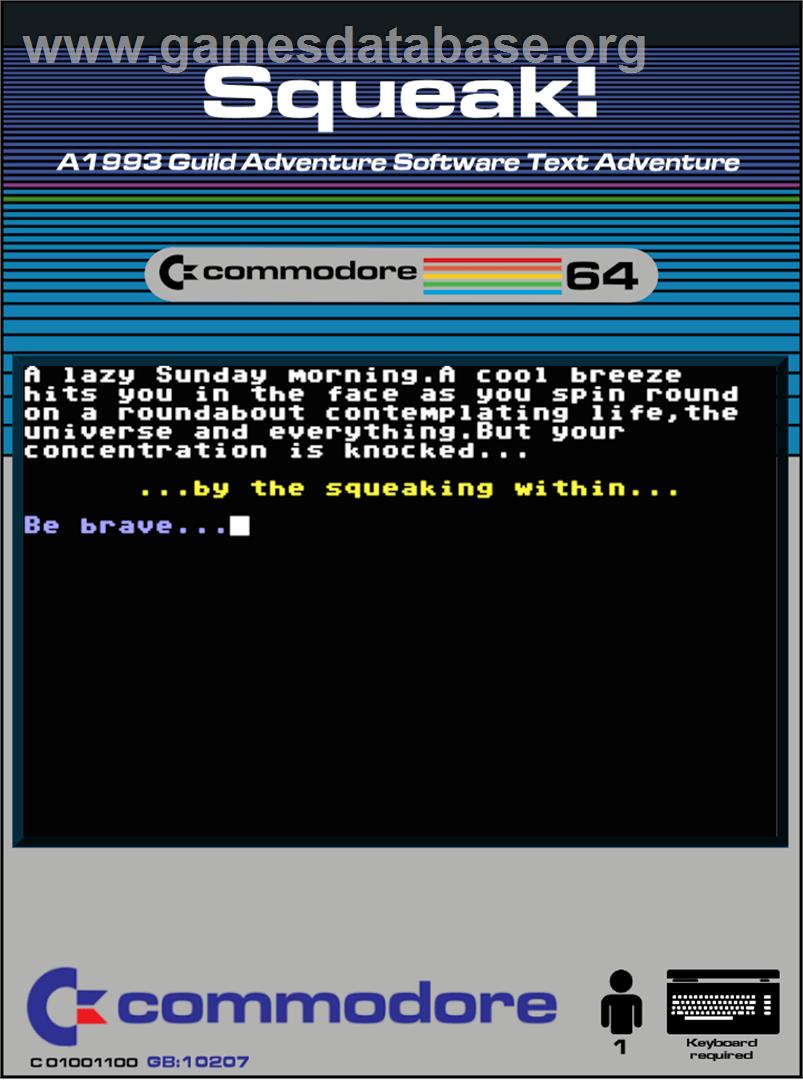 Squeak! - Commodore 64 - Artwork - Box