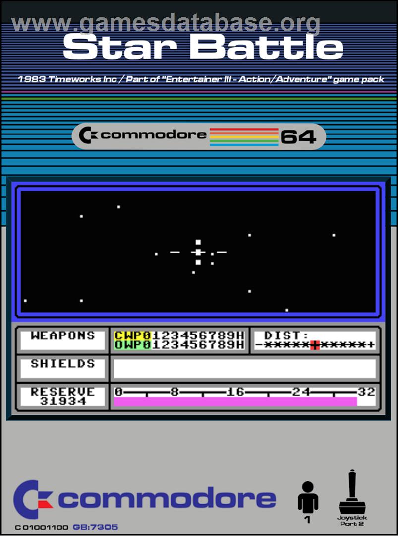 Star Battle (Timeworks) - Commodore 64 - Artwork - Box
