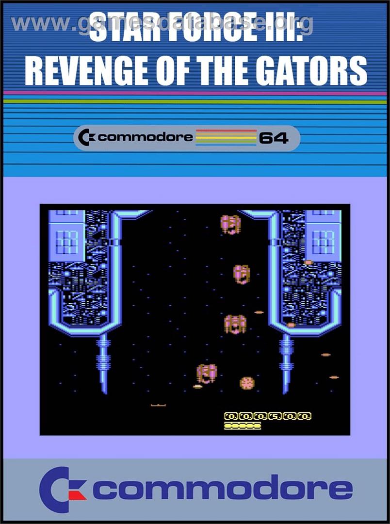 Star Force 3 - Revenge Of The Gators - Commodore 64 - Artwork - Box