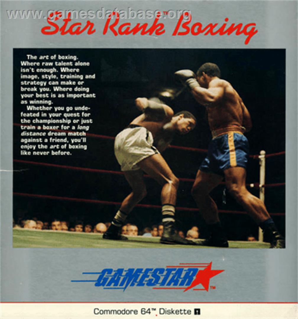 Star Rank Boxing - Commodore 64 - Artwork - Box