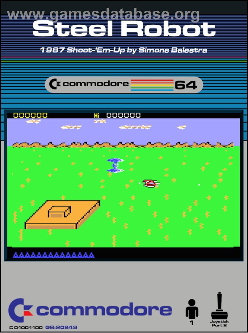 Steel Robot - Commodore 64 - Artwork - Box