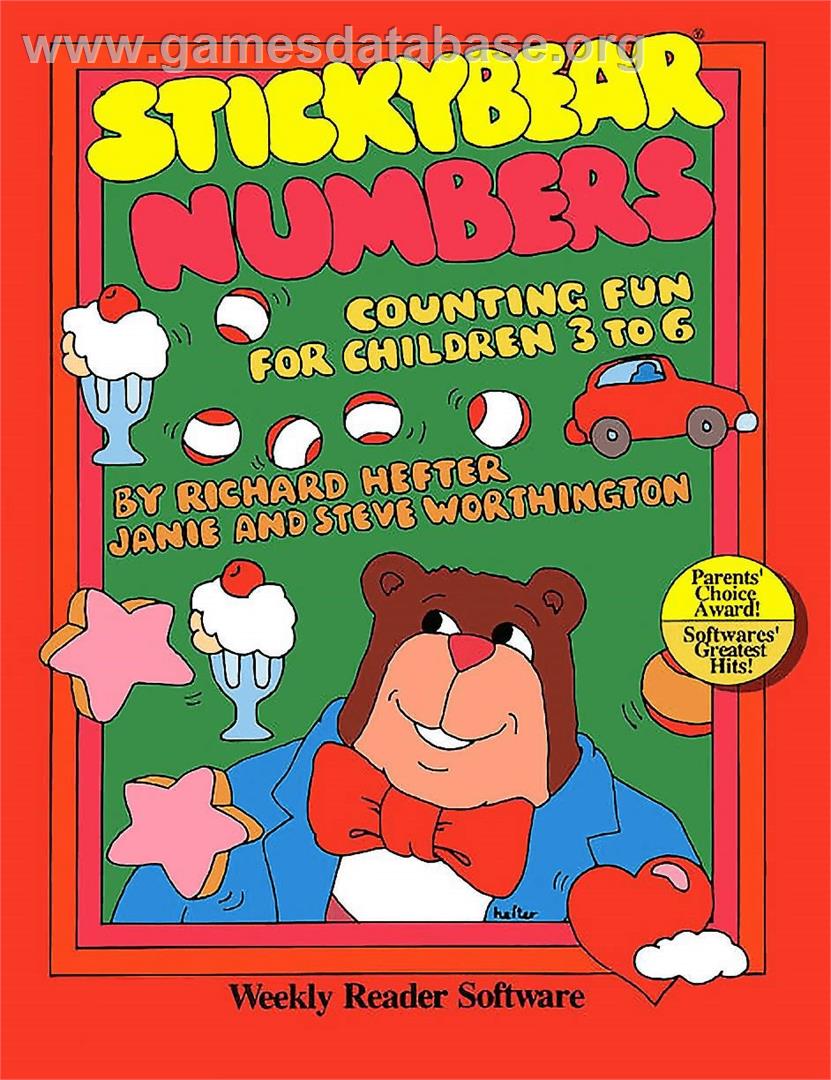 Stickybear Numbers - Commodore 64 - Artwork - Box