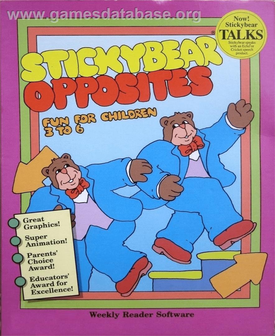 Stickybear Opposites - Commodore 64 - Artwork - Box