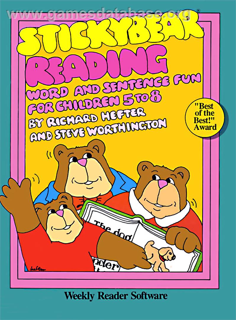 Stickybear Reading - Commodore 64 - Artwork - Box