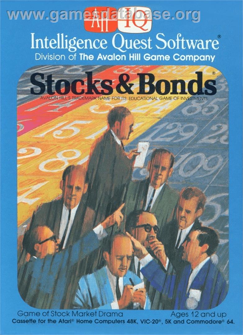 Stocks and Bonds - Commodore 64 - Artwork - Box