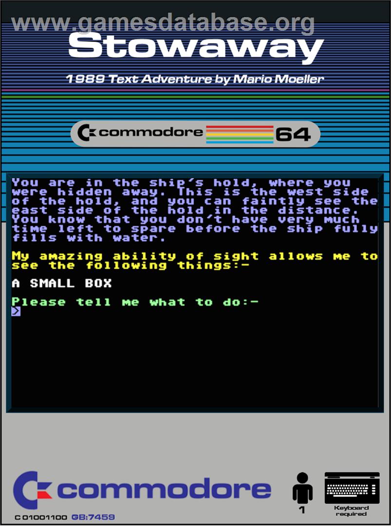 Stowaway - Commodore 64 - Artwork - Box