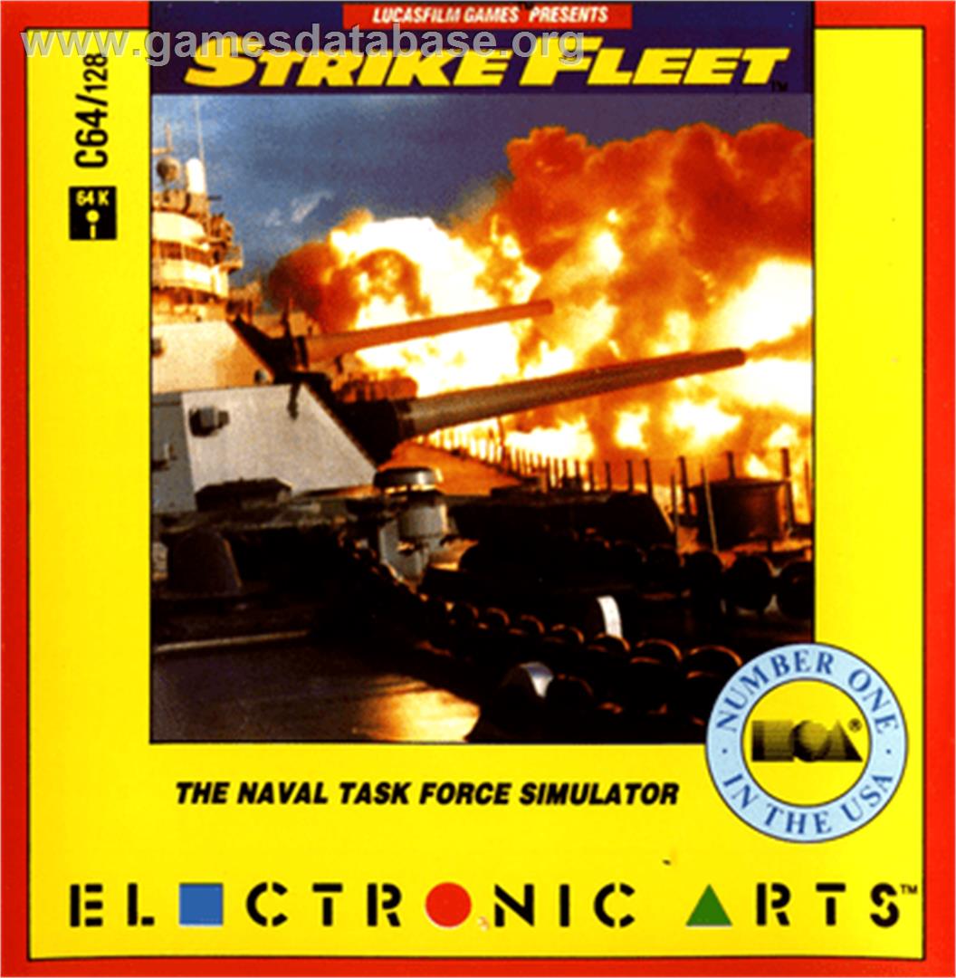 Strike Fleet - Commodore 64 - Artwork - Box