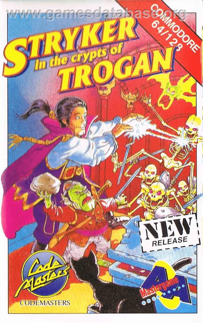 Stryker in the Crypts of Trogan - Commodore 64 - Artwork - Box