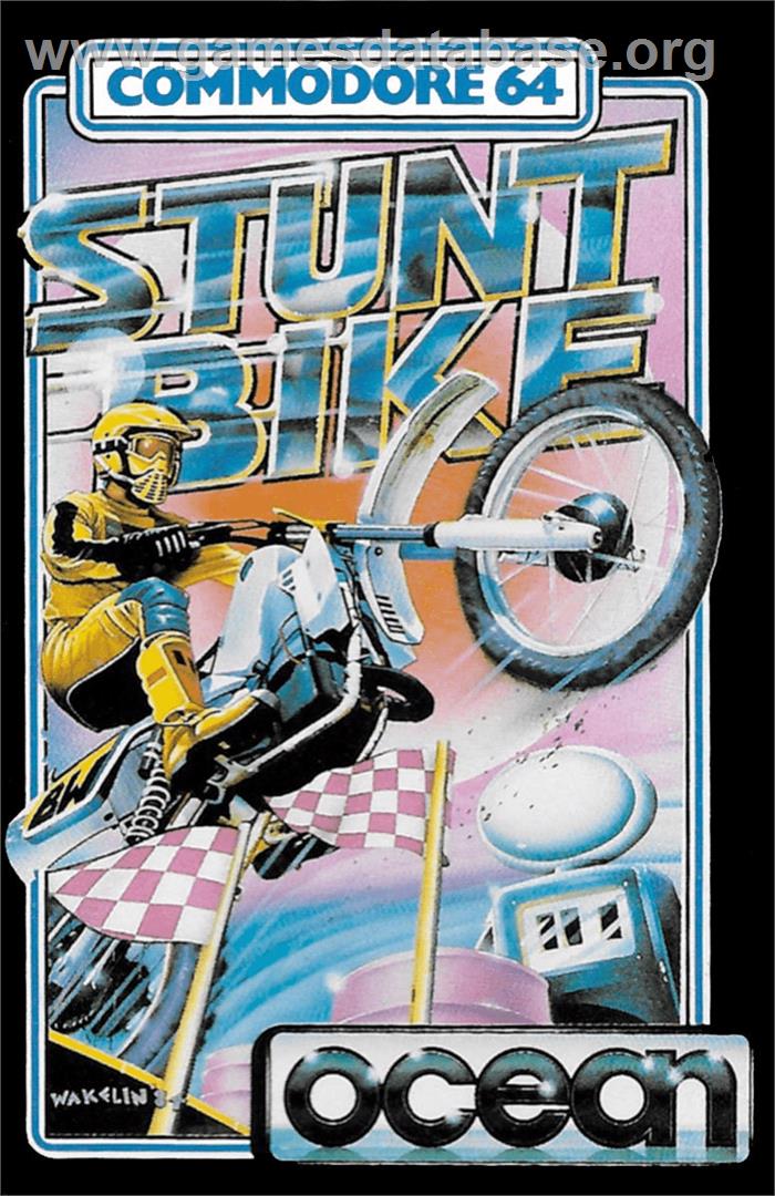 Stunt Bike - Commodore 64 - Artwork - Box