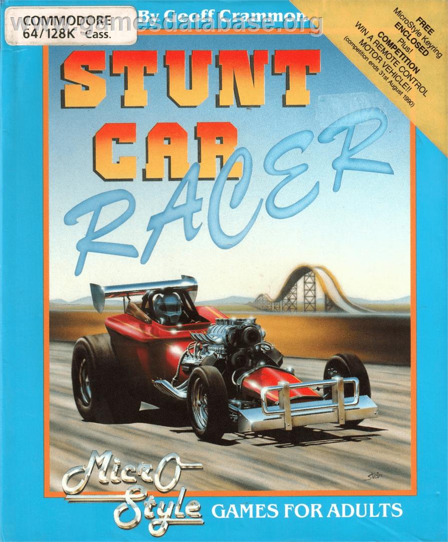 Stunt Car Racer - Commodore 64 - Artwork - Box
