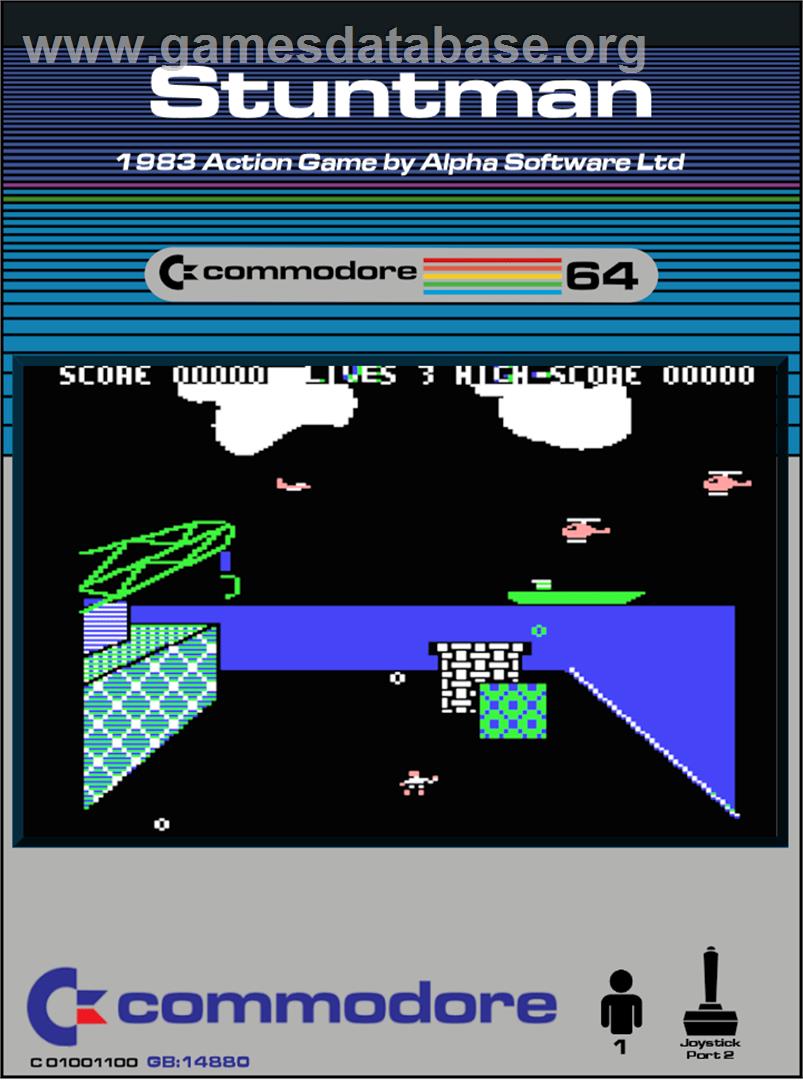 Stuntman - Commodore 64 - Artwork - Box