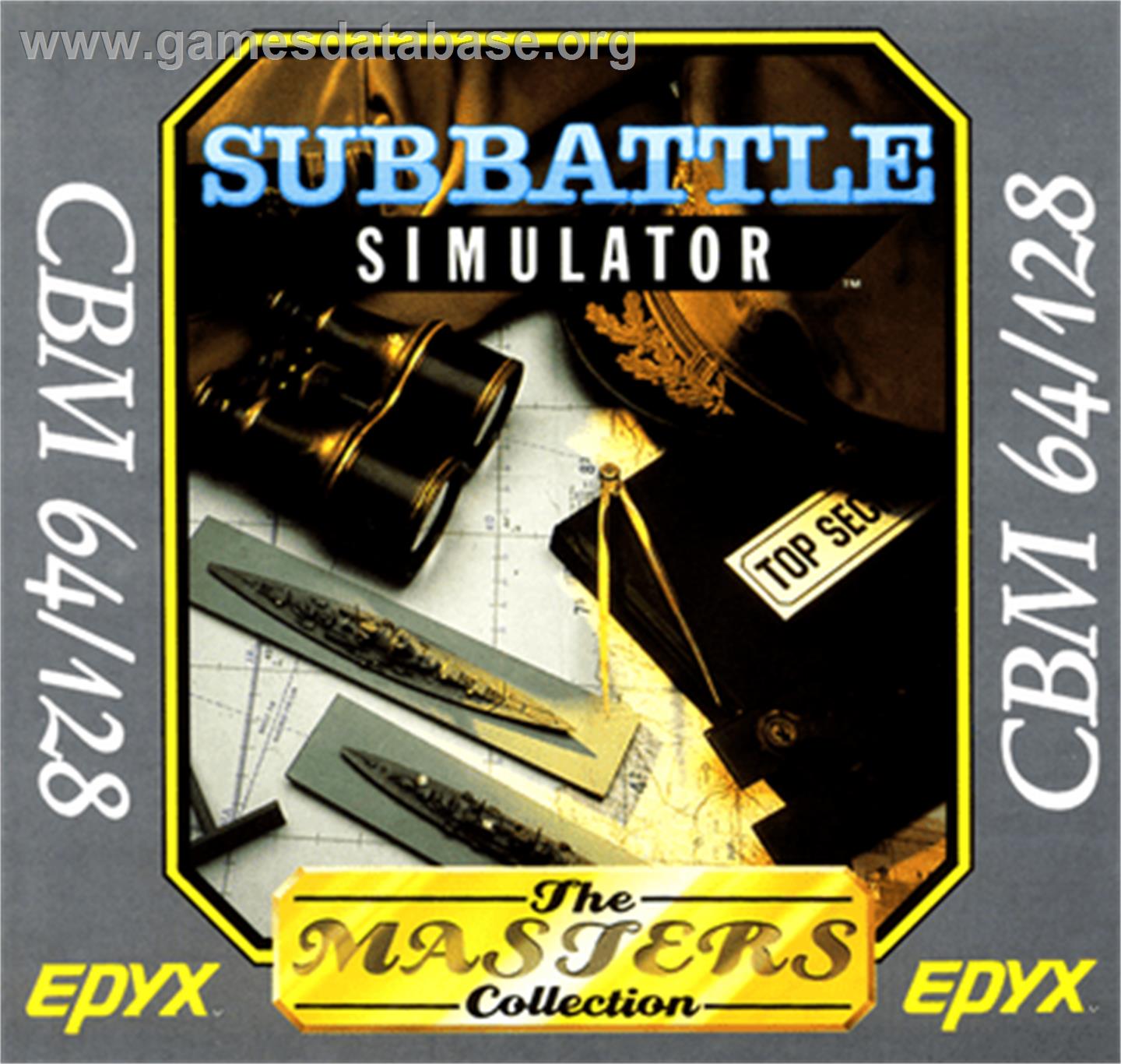 Sub Battle Simulator - Commodore 64 - Artwork - Box