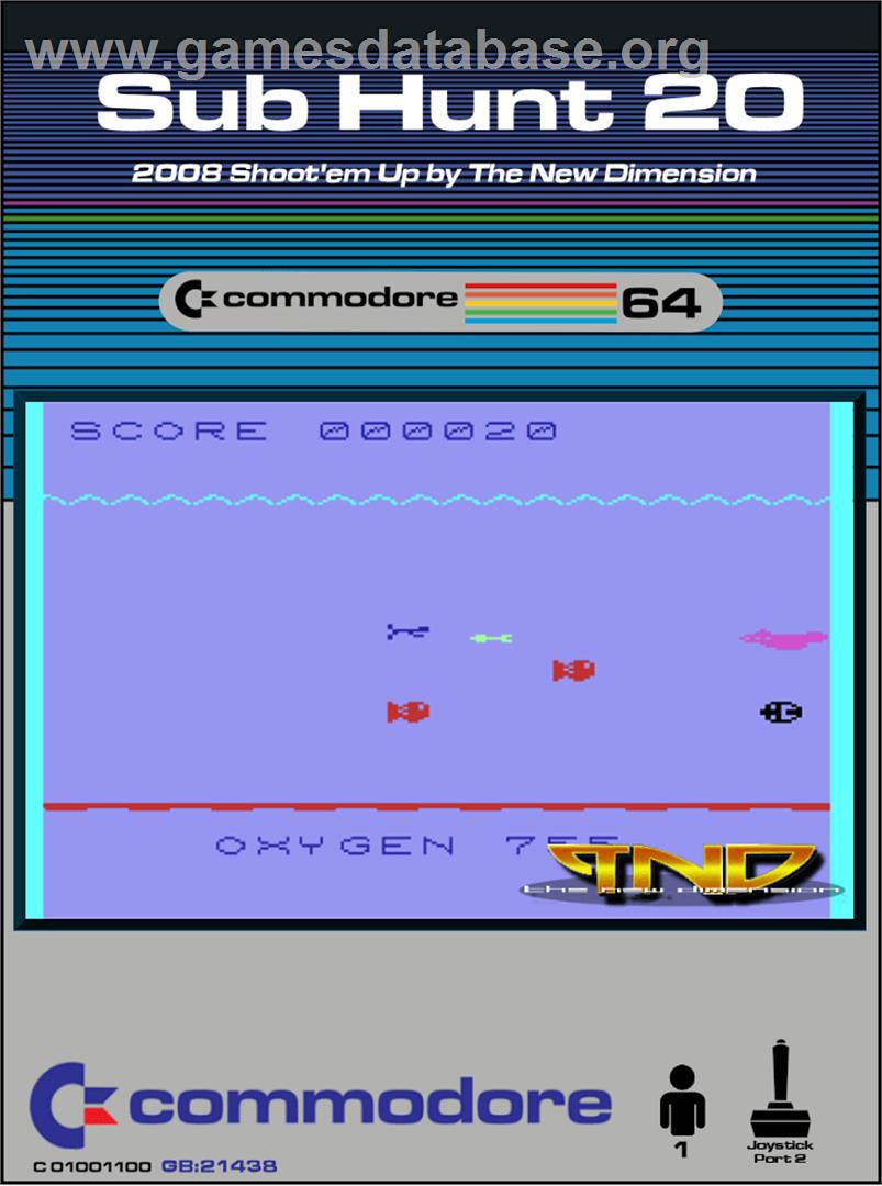 Sub Hunt 20 - Commodore 64 - Artwork - Box