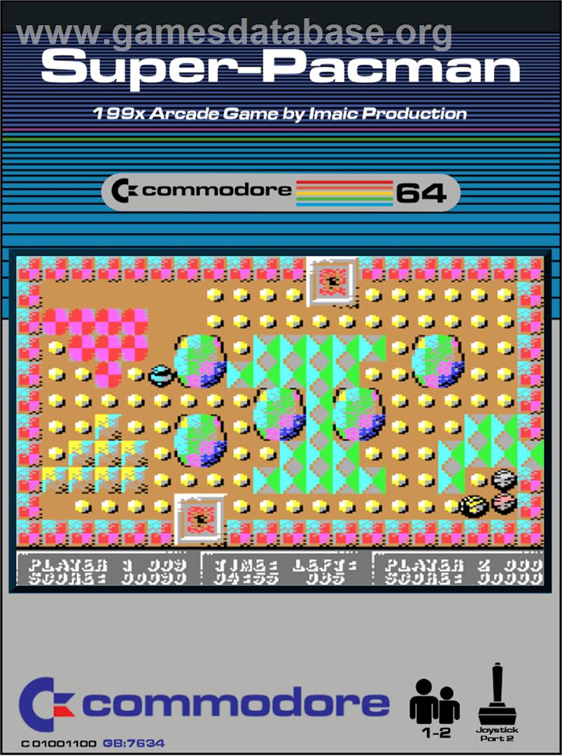 Super-Pacman - Commodore 64 - Artwork - Box