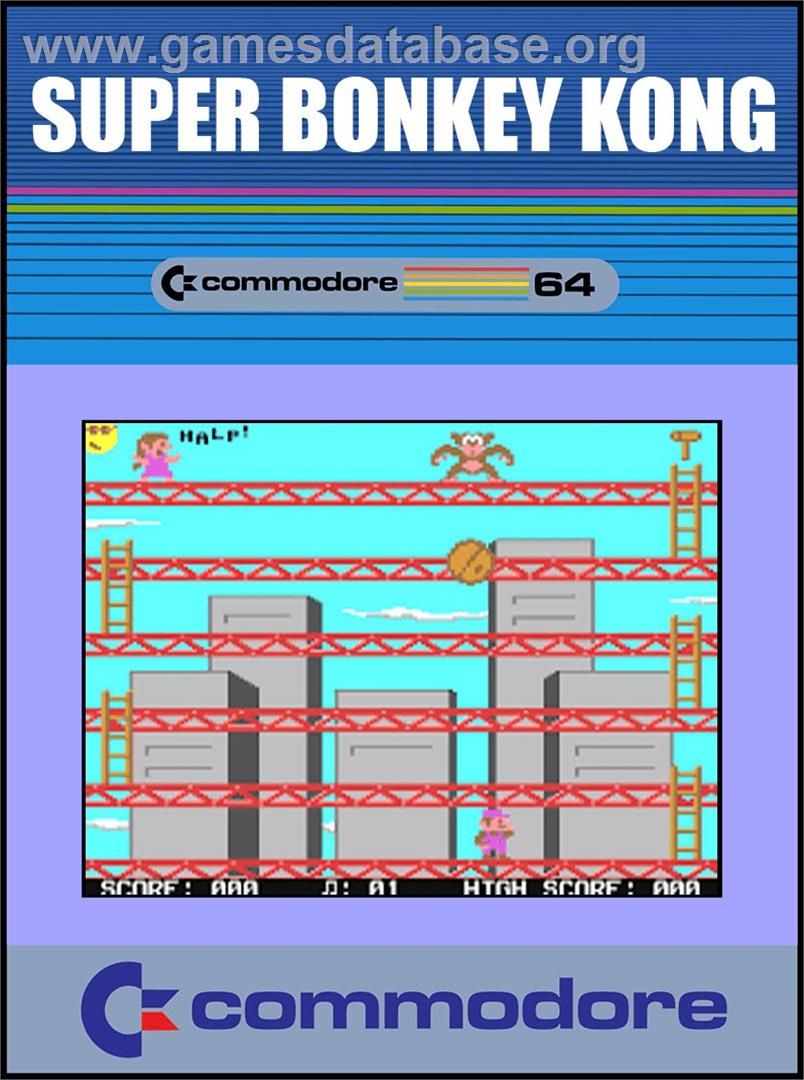 Super Bonkey Kong - Commodore 64 - Artwork - Box