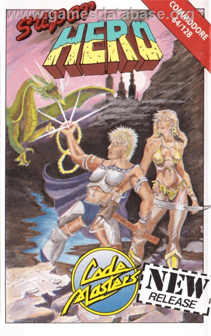 Super Hero (Ahoy!) - Commodore 64 - Artwork - Box