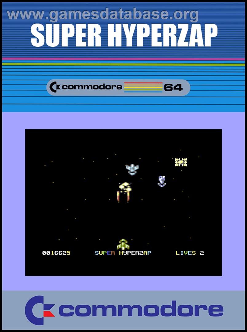 Super Hyperzap - Commodore 64 - Artwork - Box