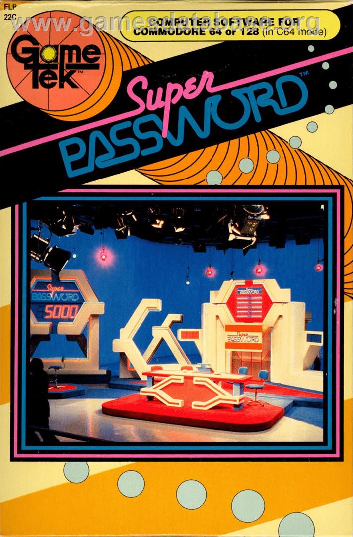 Super Password - Commodore 64 - Artwork - Box