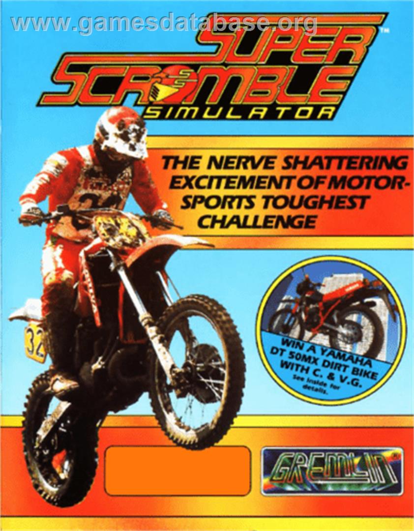 Super Scramble Simulator - Commodore 64 - Artwork - Box