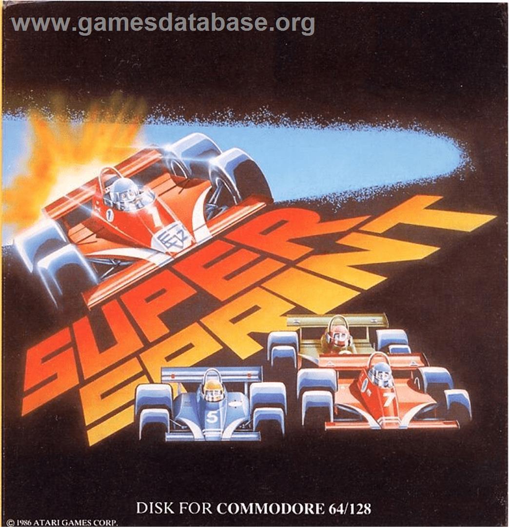 Super Sprint - Commodore 64 - Artwork - Box