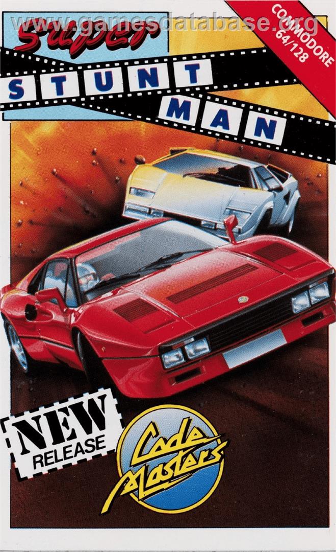 Super Stunt Man - Commodore 64 - Artwork - Box