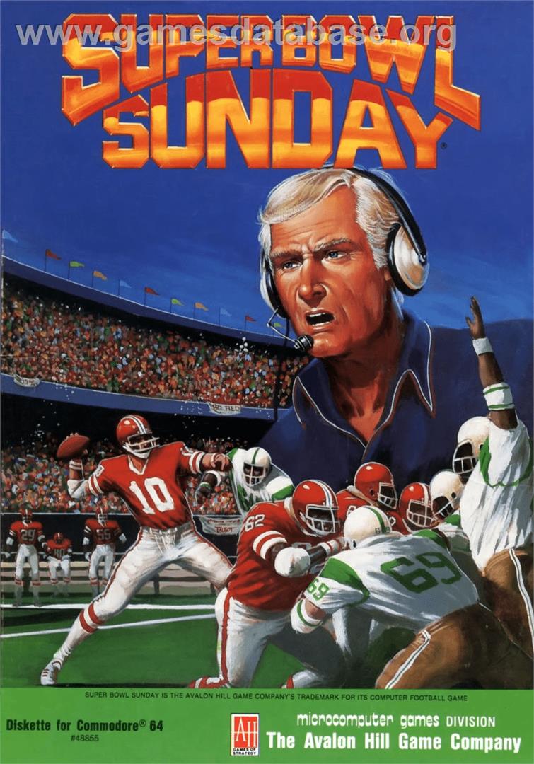 Super Sunday - Commodore 64 - Artwork - Box