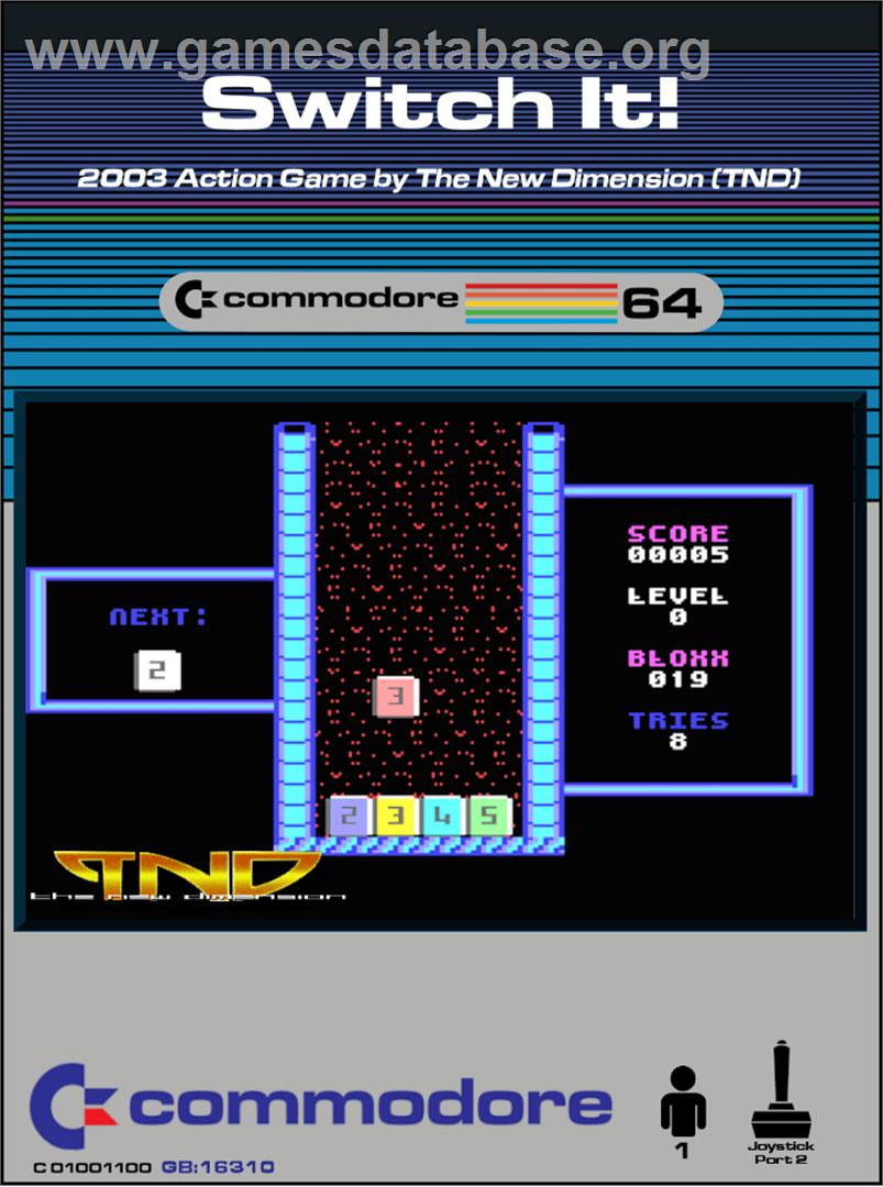 Switch It! - Commodore 64 - Artwork - Box