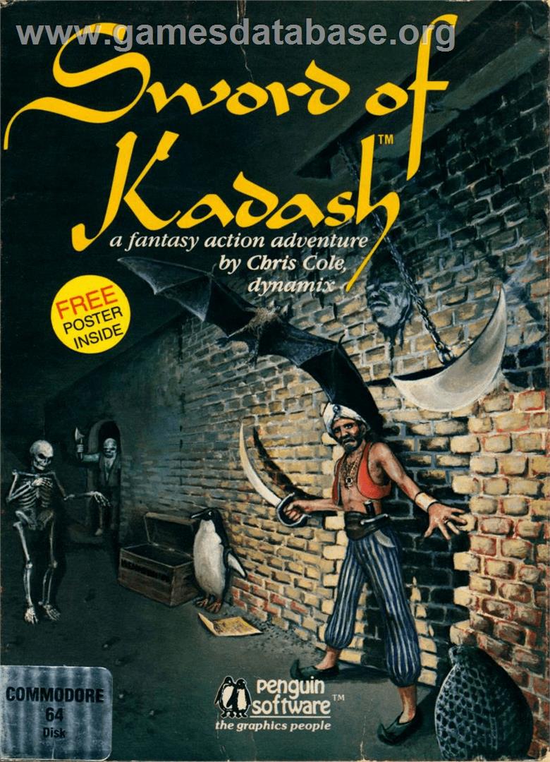 Sword Of Kadash - Commodore 64 - Artwork - Box