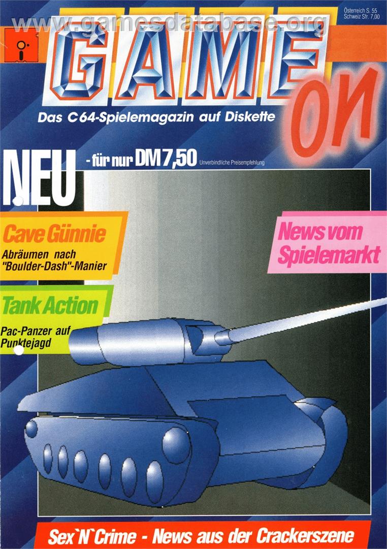 Tank Action - Commodore 64 - Artwork - Box