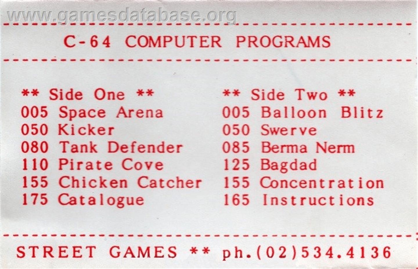 Tank Defender - Commodore 64 - Artwork - Box