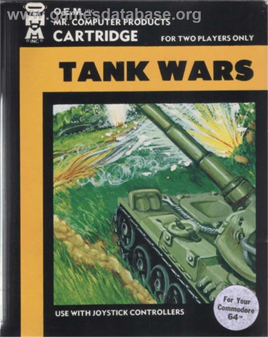 Tank Wars (1990) - Commodore 64 - Artwork - Box